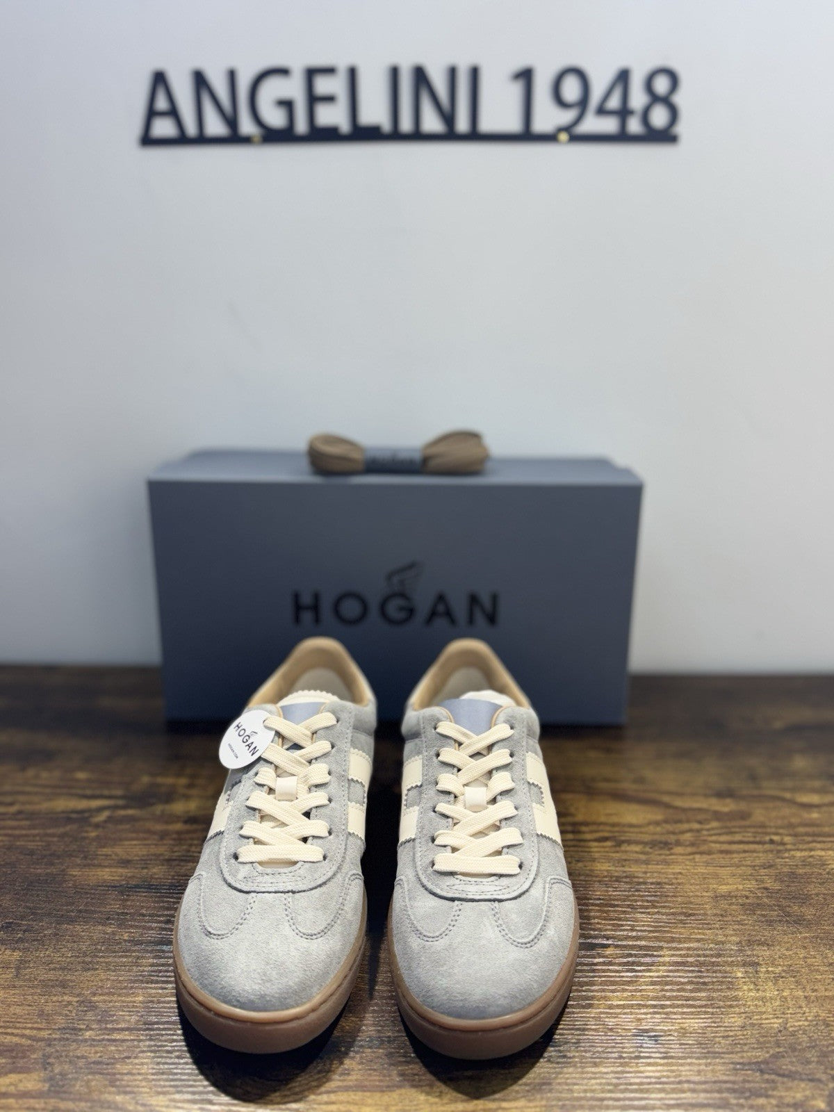 Hogan Cool Sneaker Suede Grey Ivory  Casual Hogan Donna 36