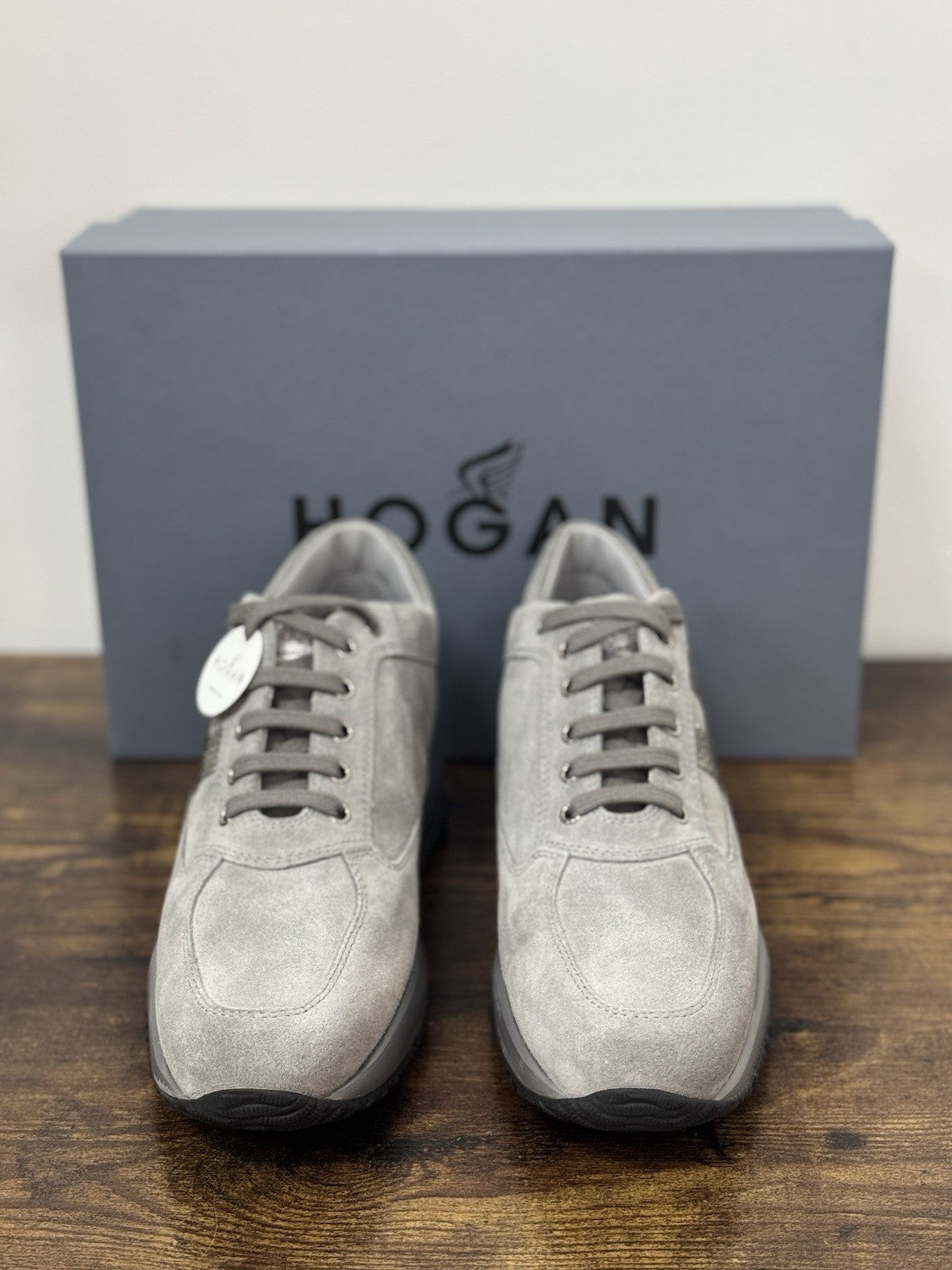Hogan Interactive Pelle Suede Fumo H Strass Icon     Casual Hogan Donna 38.5