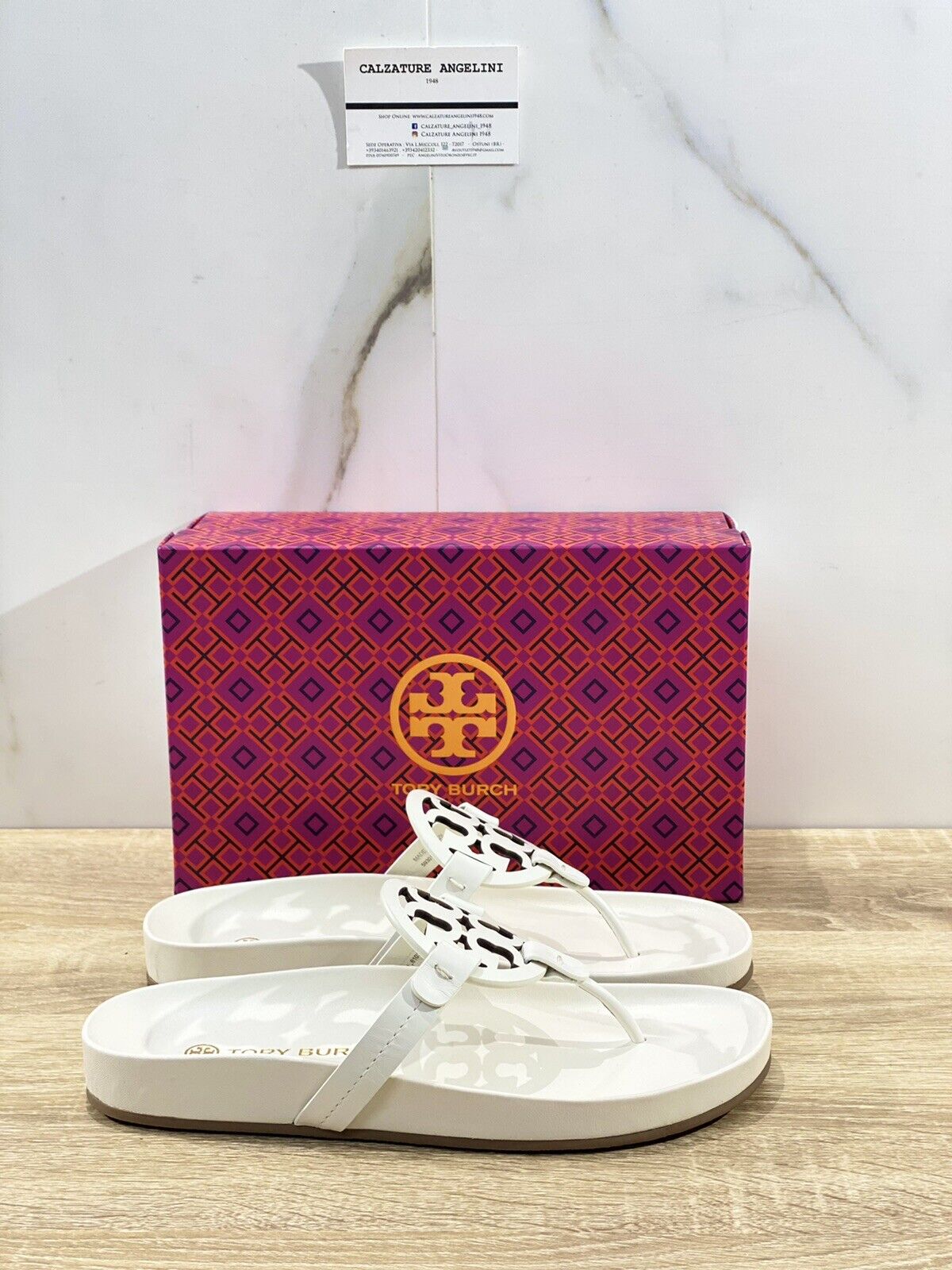 Tory Burch Miller cloud  sandal donna pelle Ivory  luxury woman sandal 40