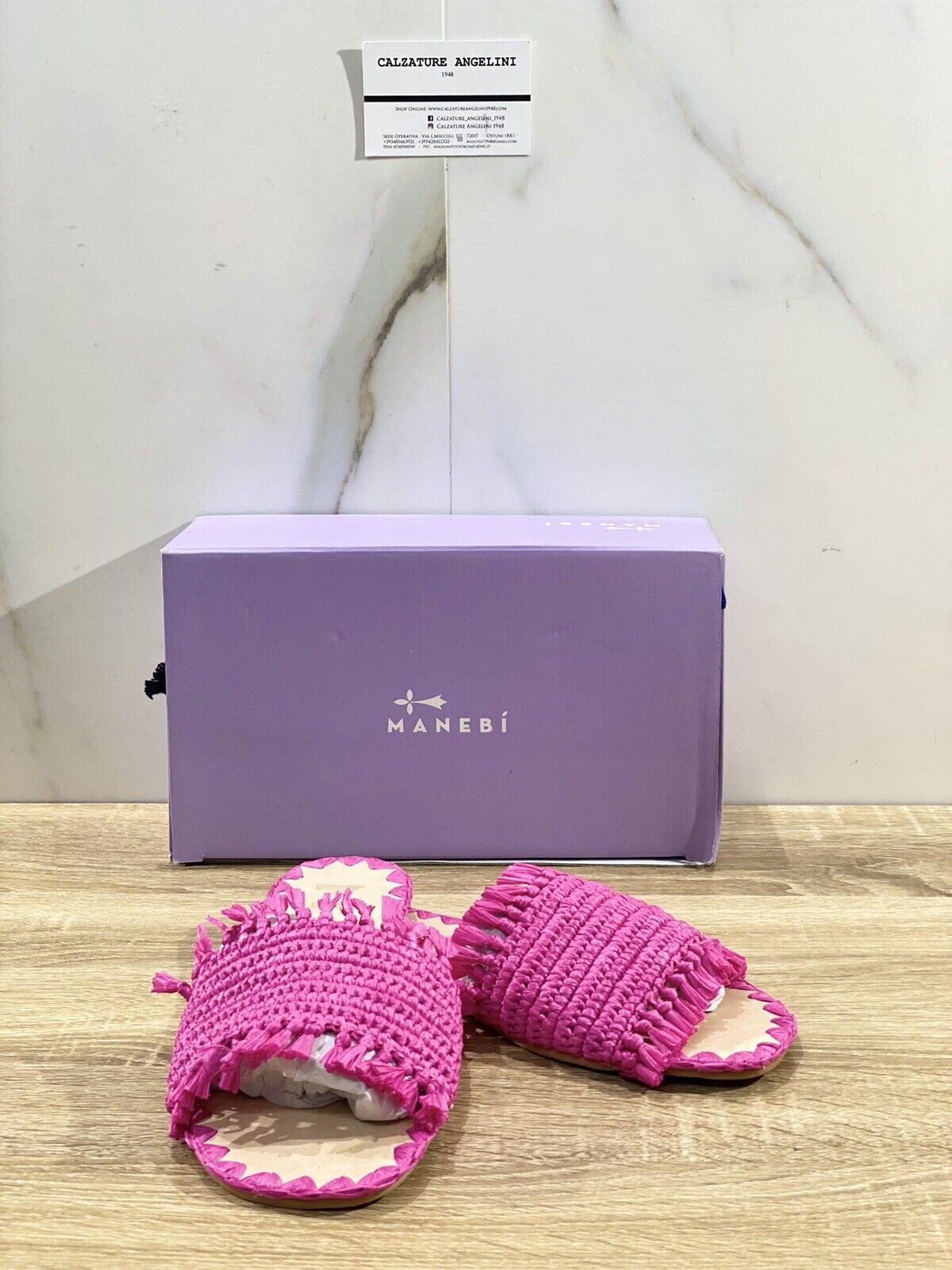 Manebi’ Sandalo Donna Ciabatta Yucatàn In Raffia Rosa  Luxury 36