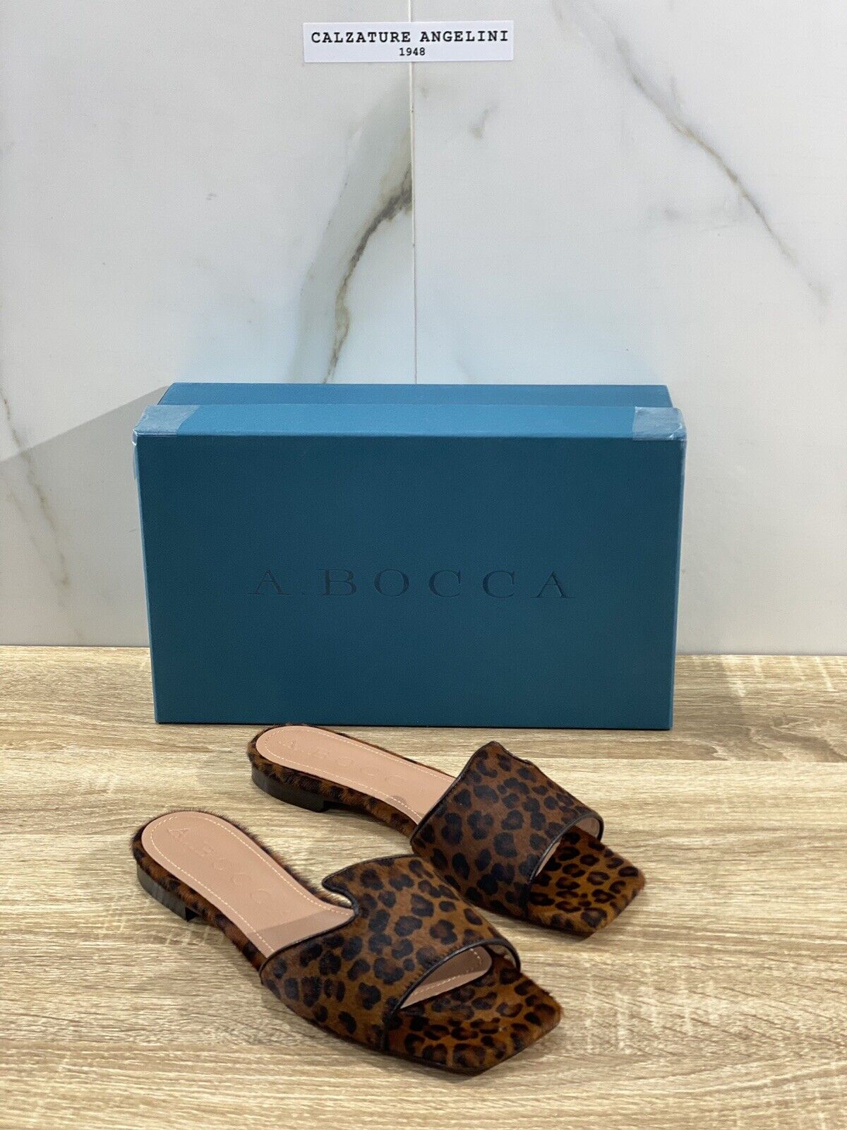 A.bocca Sandalo donna in Vero Cavallino luxury A.bocca woman Icon Slipper 39