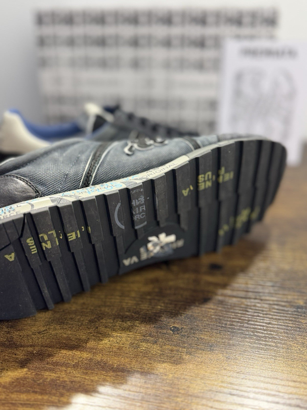 Premiata Lucy Sneaker Suede Avio Casual Premiata Uomo 44