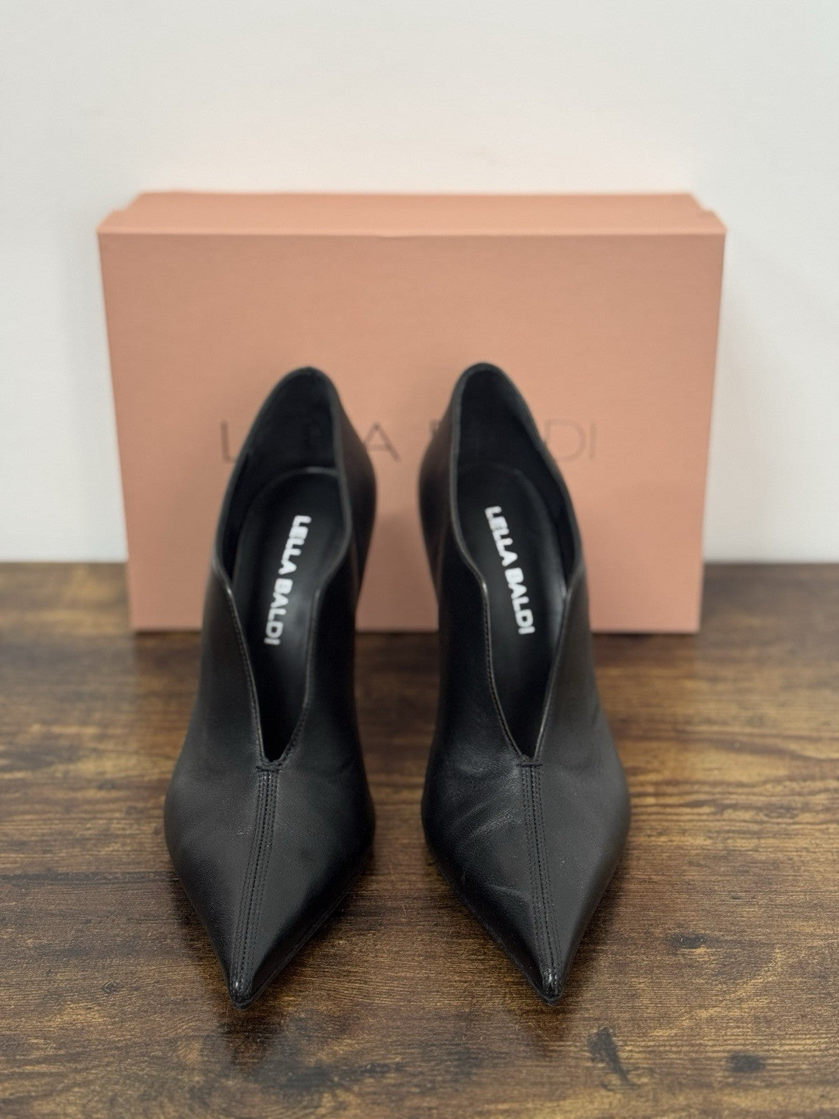 Lella Baldi Décolleté Pelle Nero    Con Tacco Casual Donna 40