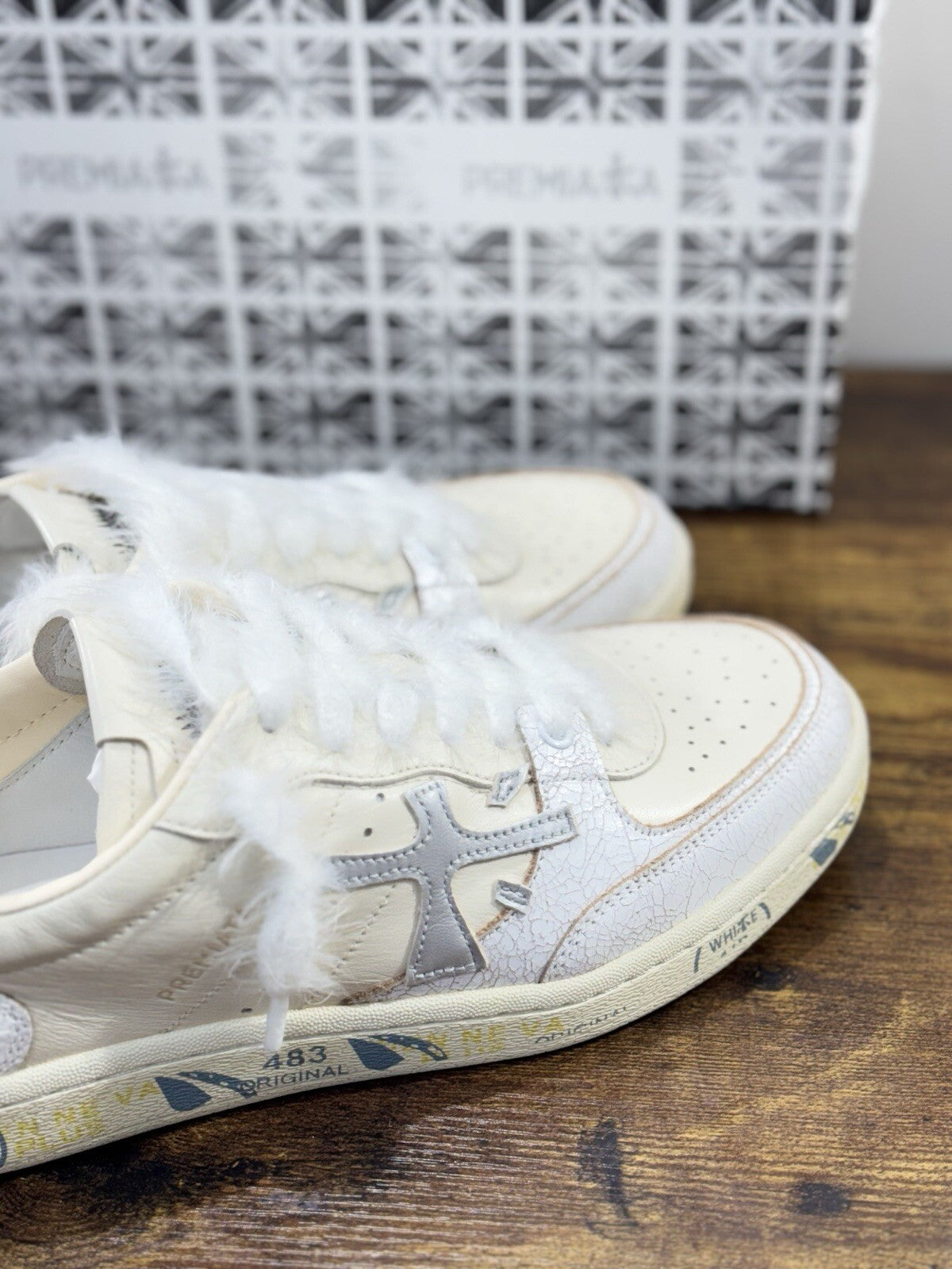 Premiata Sneaker Donna Basket Clay  Premiata Donna Woman Sneaker 41