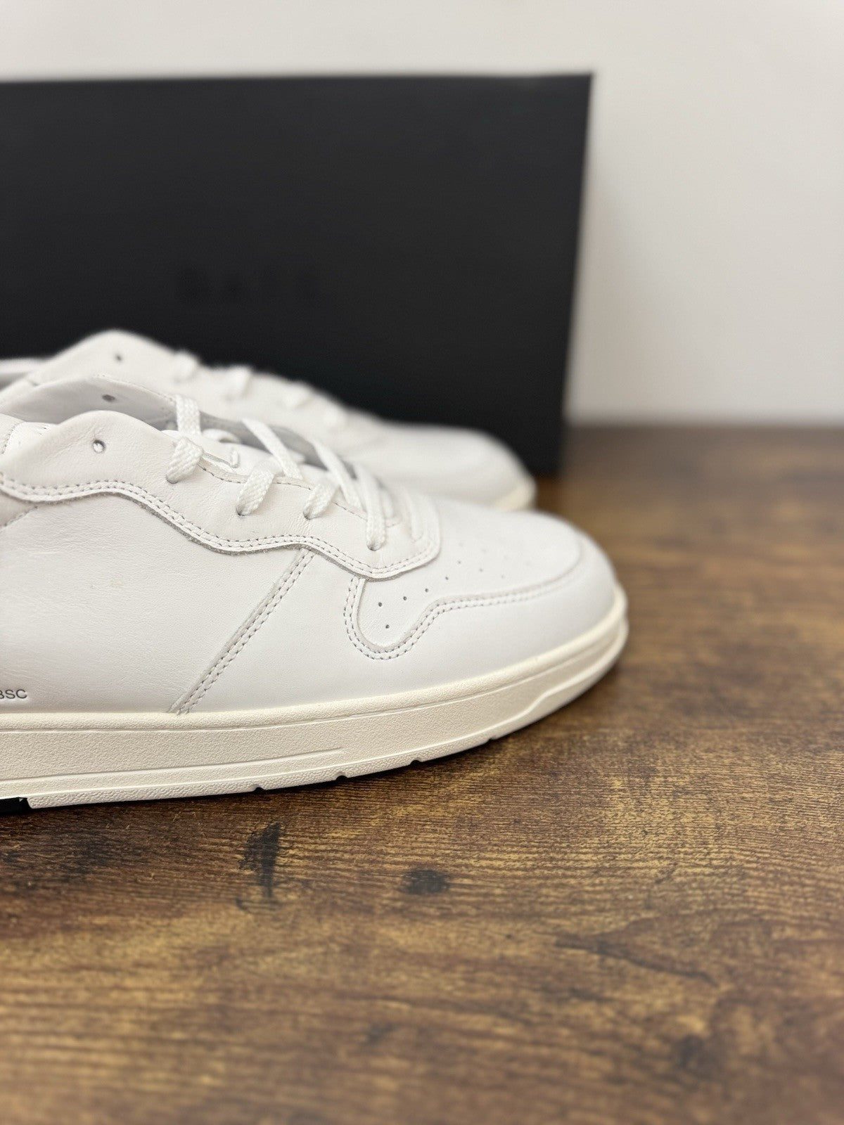 D.a.t.e. Court Basic Sneaker Pelle Bianca Nera Casual Uomo 44