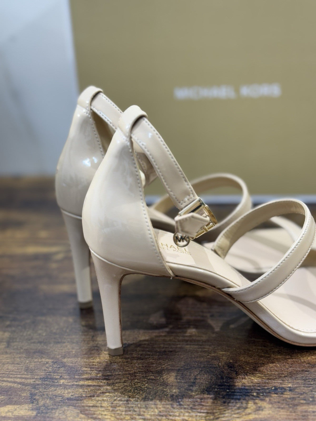 Michael Kors Sandalo Koda   In Pelle Beige  Casual Donna 36.5