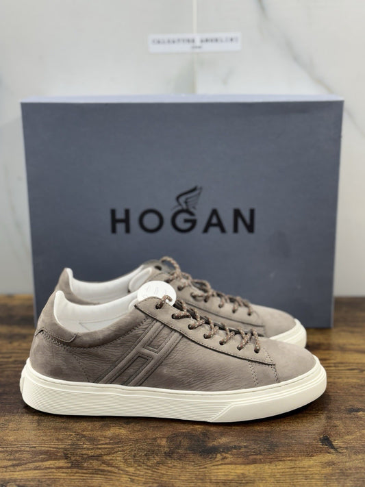 Hogan H365 Sneaker Pelle Grey Nabuk  Casual Hogan Uomo 40
