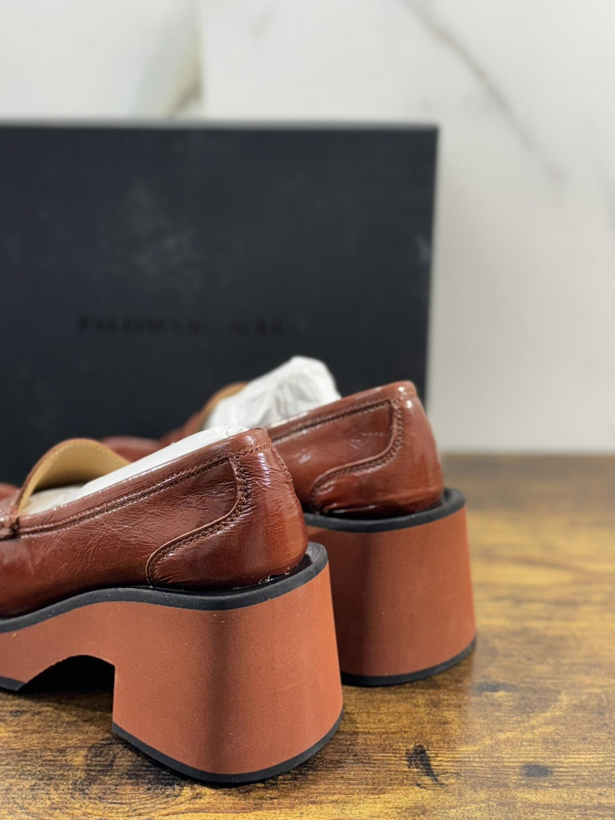 Paloma Barcelo’ Mocassino Donna Odele  Pelle Terracotta   Casual Loafer 38