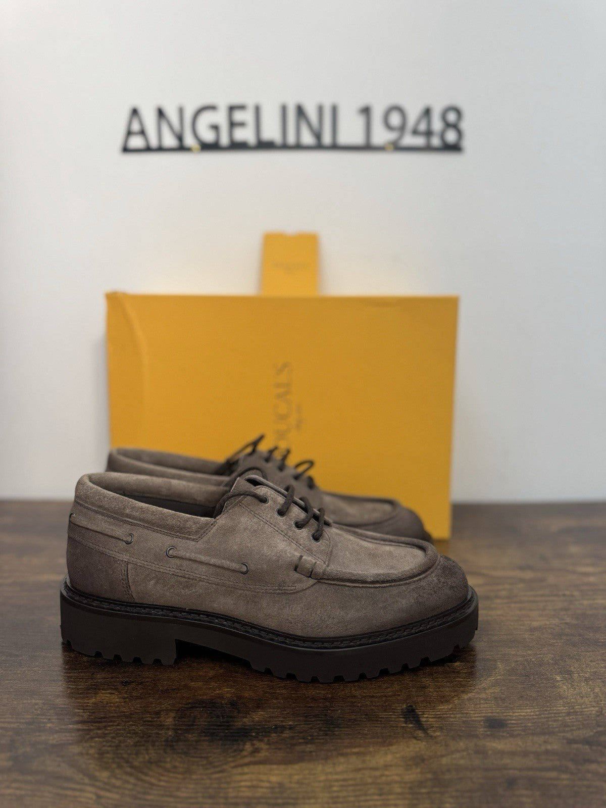 Doucal’s Boat Commander Pelle Suede Espresso  Casual Scarpa Doucal’s Uomo 44