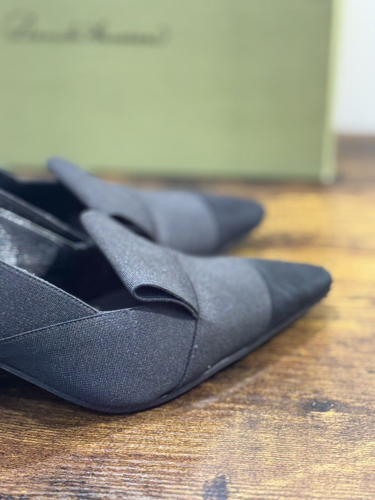Daniele Ancarani Décolleté Donna Suede Nero Con Tacco 38.5