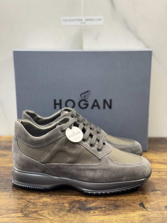 Hogan Interactive Suede Grey Casual Uomo Hogan 43