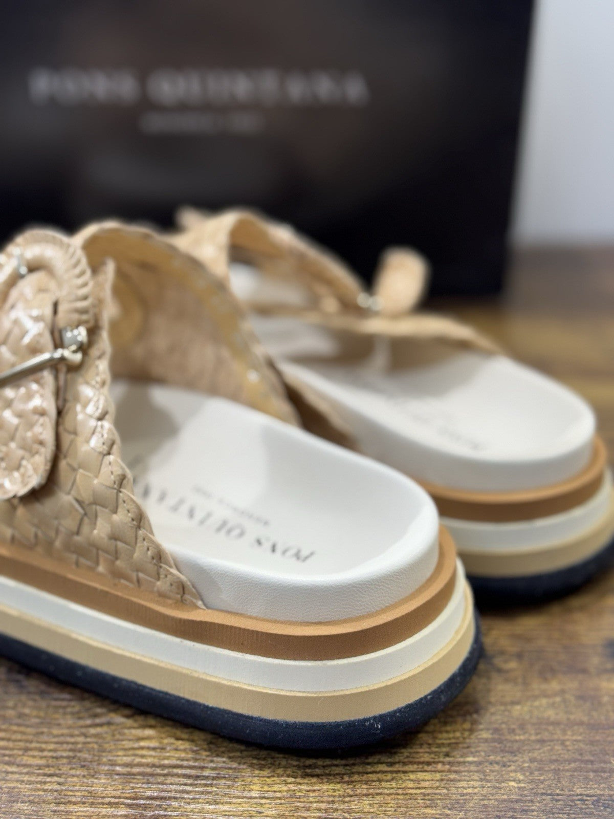 Pons Quintana Sandalo Ciabatta  Pelle Beige   Casual Pons Quintana Donna 41