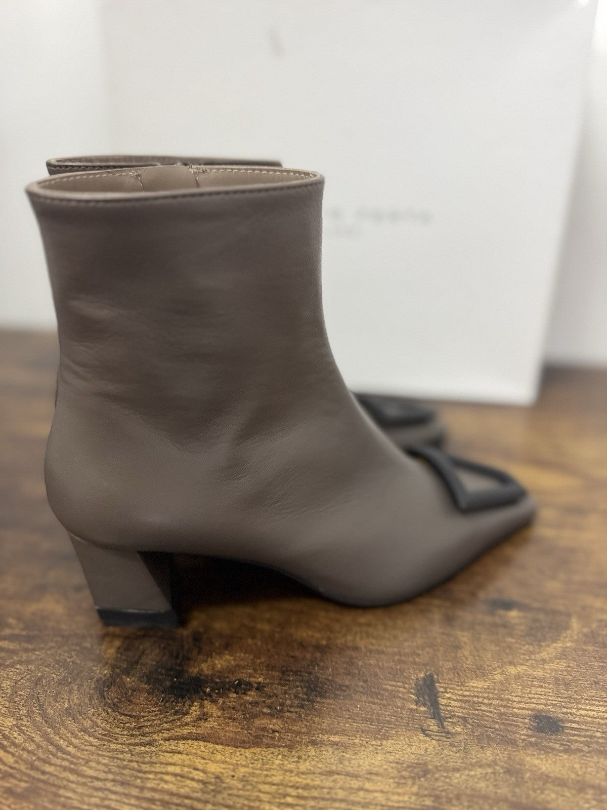 Roberto Festa Milano Stivaletto Pelle Nappa Asfalfo Causal Boot Donna 36