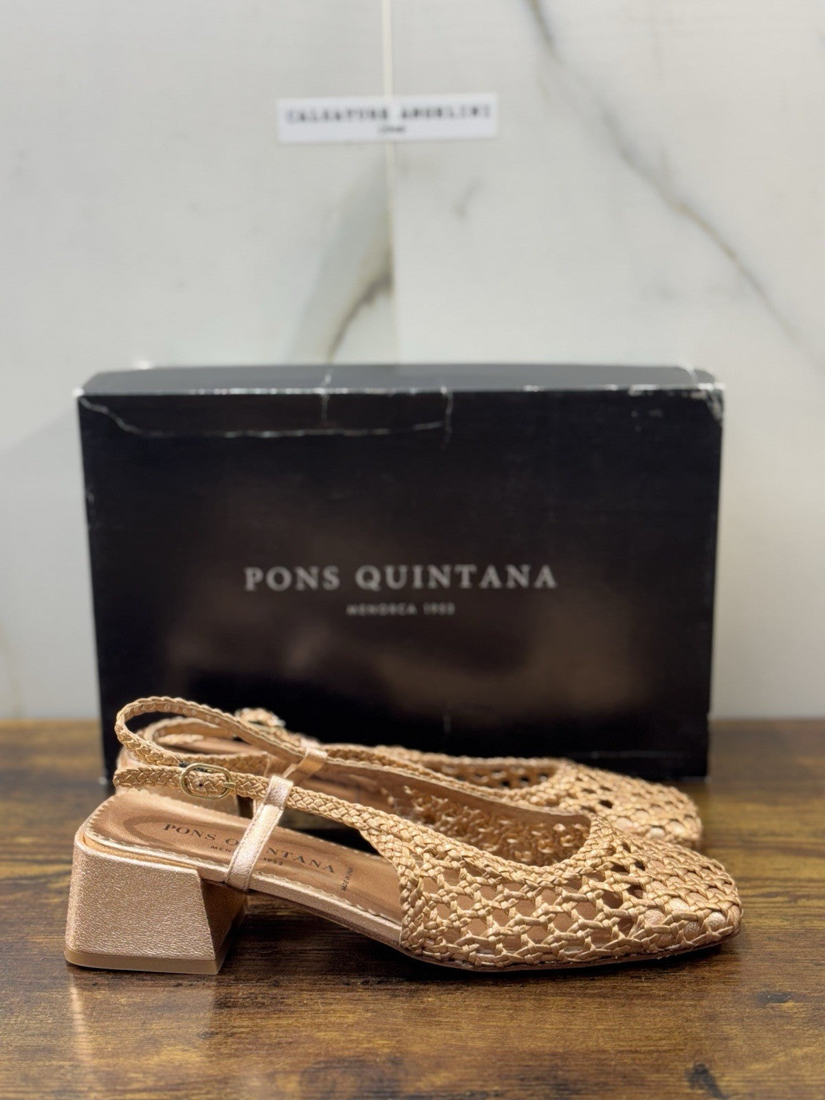 Pons Quintana Sandalo Sling Back Oro  Con Tacco   Casual Pons Quintana Donna 39