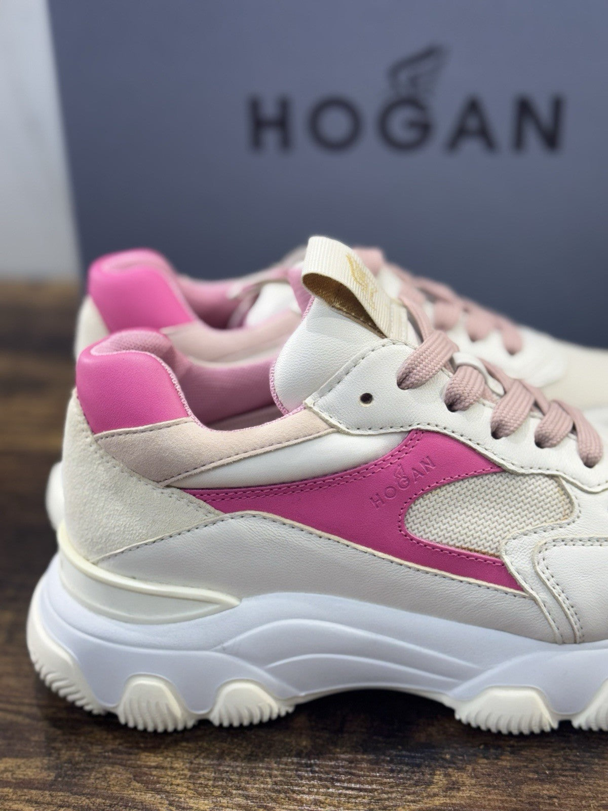 Hogan Hyper Active  Donna Sneaker Panna   Memory Foam Luxury Hogan Woman  36