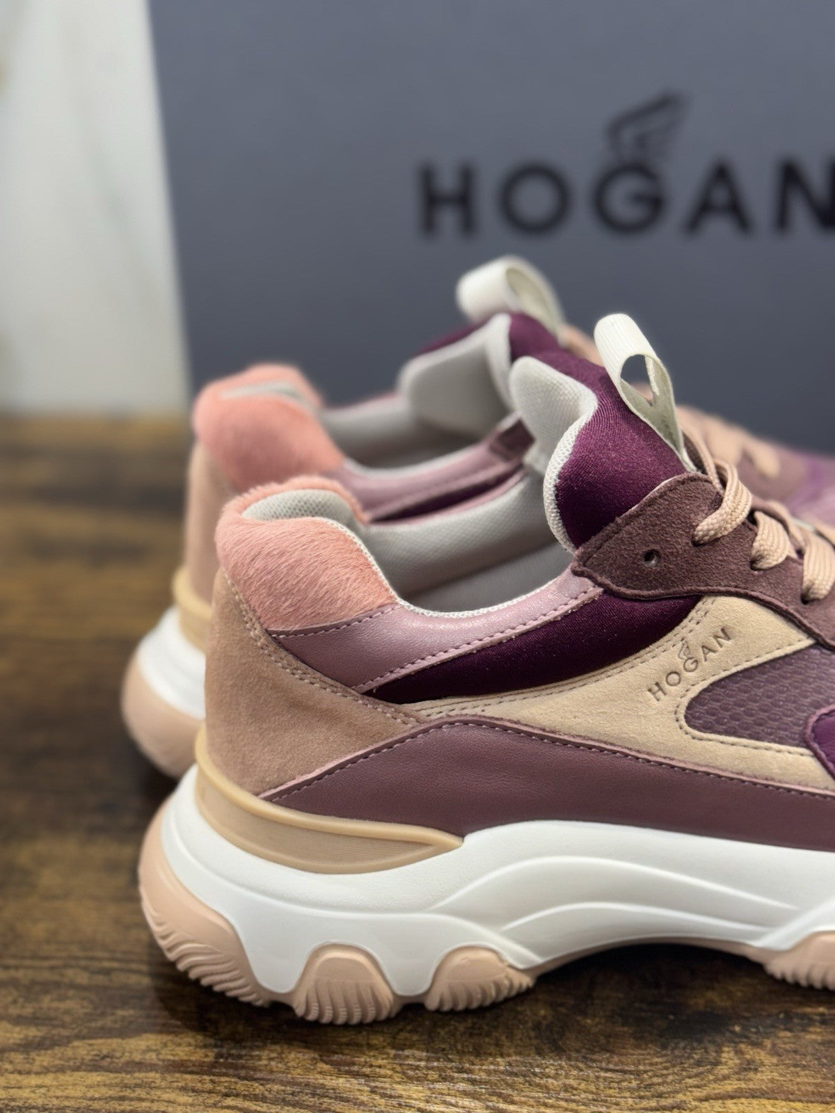 Hogan Hyper Active  Donna Sneaker Fuxia    Memory Foam Luxury Hogan Woman  37