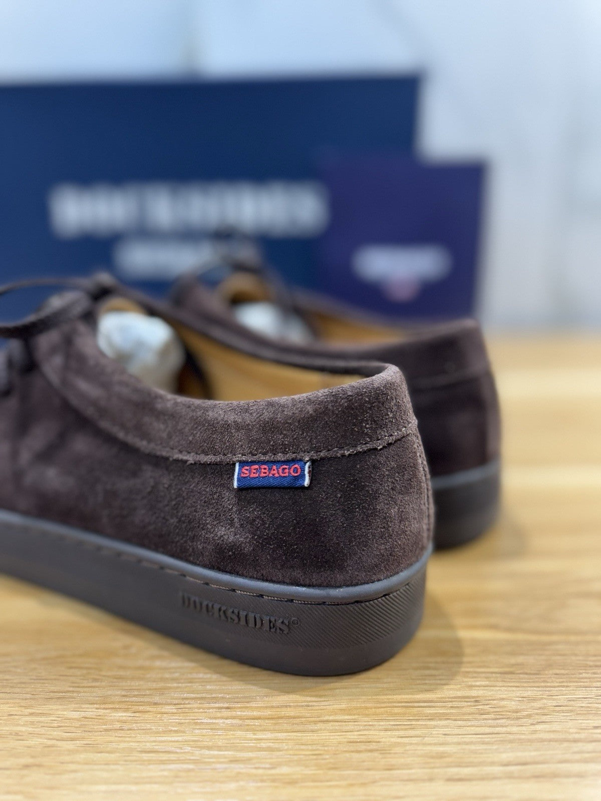 Sebago Harper Man Suede Dark Brown Casual Uomo 40