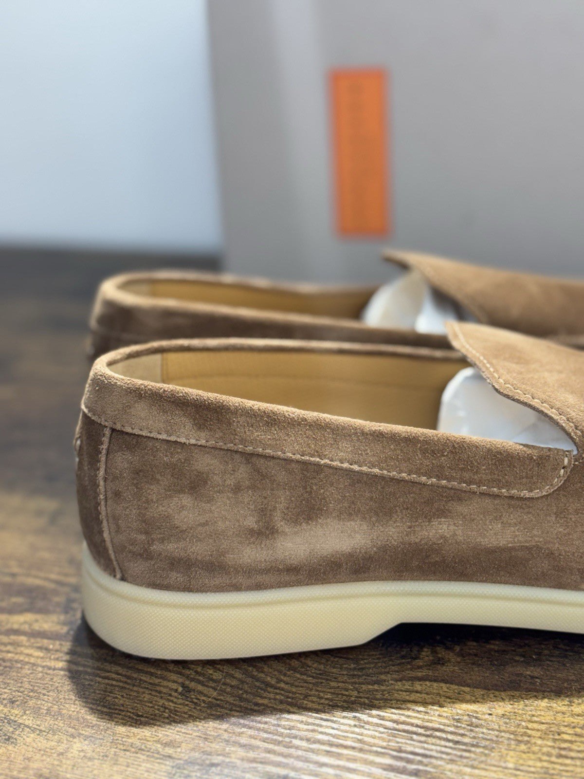 Henderson Baracco Mocassino Summer Walk  Pelle Suede Casual Uomo 44