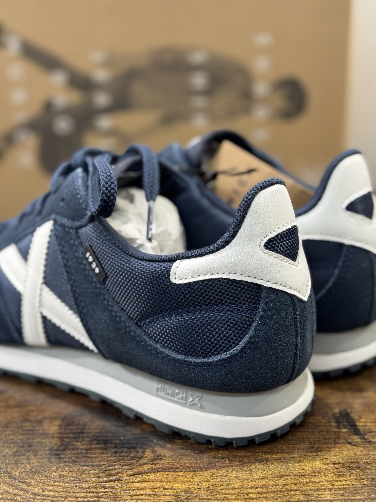 Munich Sneaker Suede Blu Casual Uomo 40