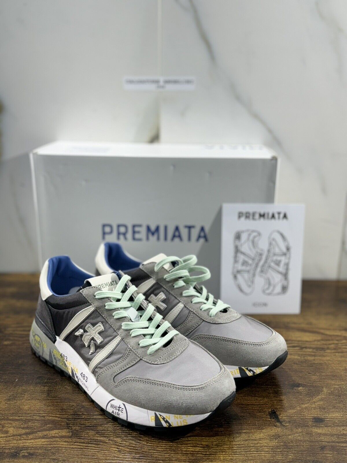 Premiata Lander  Sneaker Uomo Bianco Grey   Casual Premiata 44