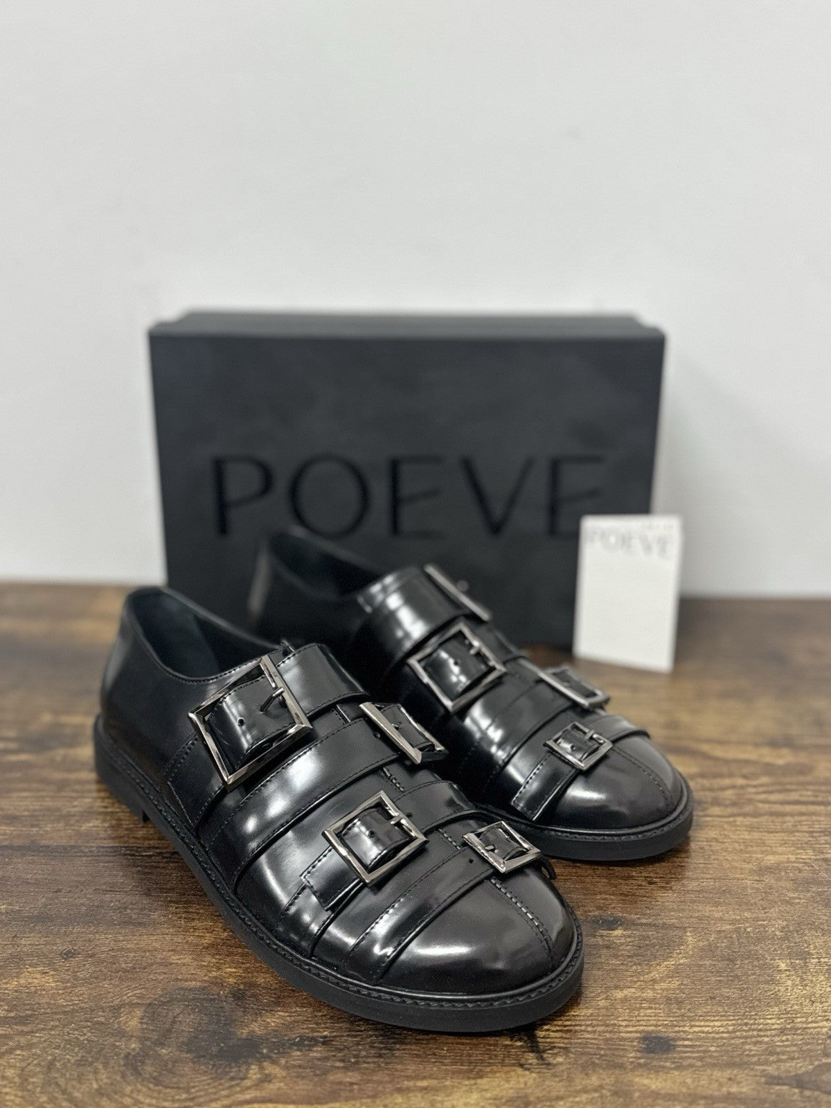Poeve Mocassino Pelle Nero Causal Donna 40