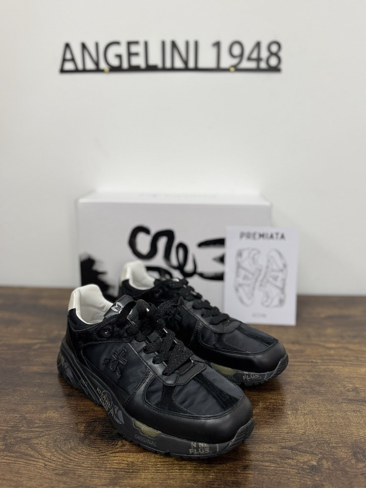 Premiata Mase Sneaker Pelle Nero Cavallino  Casual Premiata Donna 41