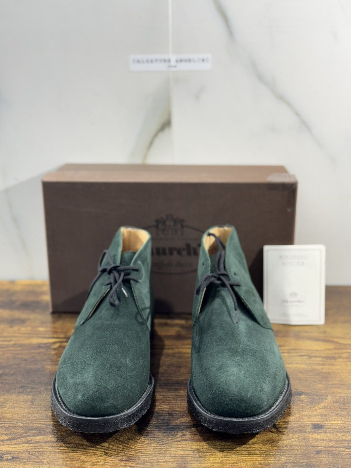 Church’s Stivale chukka Church's Ryder 81 in camoscio Forest Green Luxury 42