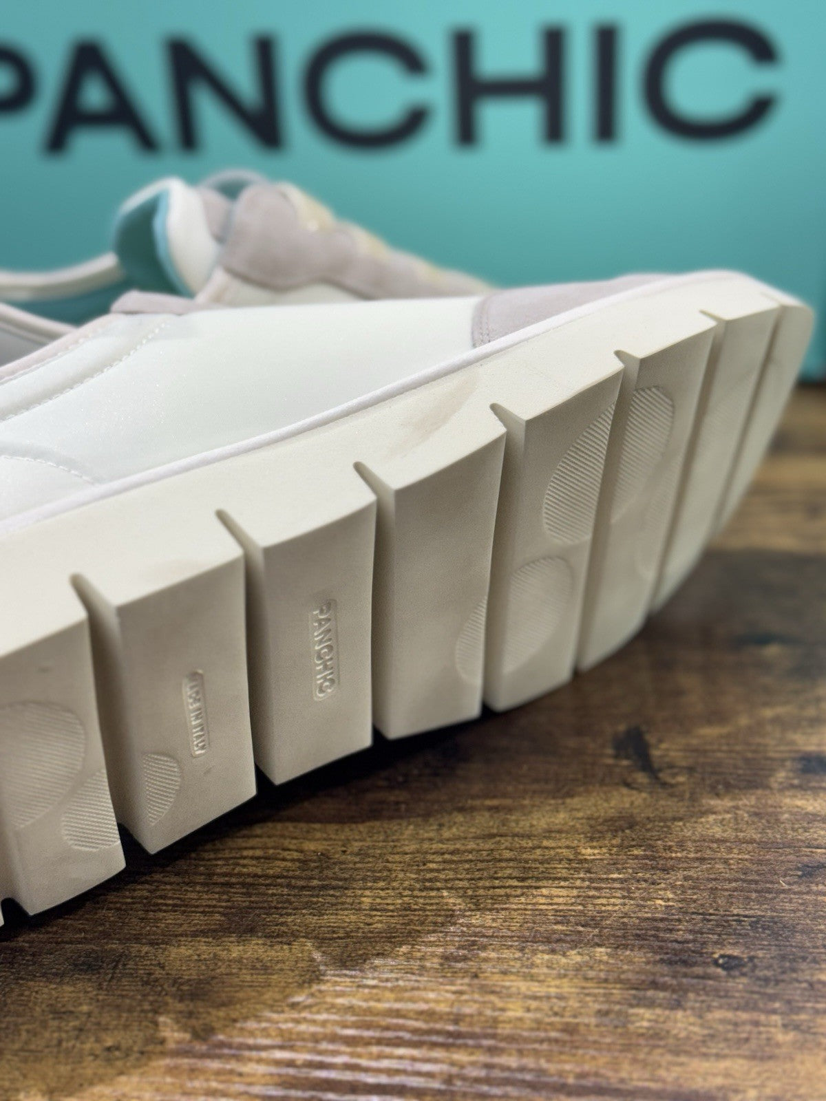 Panchic Slip On Scarpa Suede Nylon Ghiaccio Casual Uomo 44