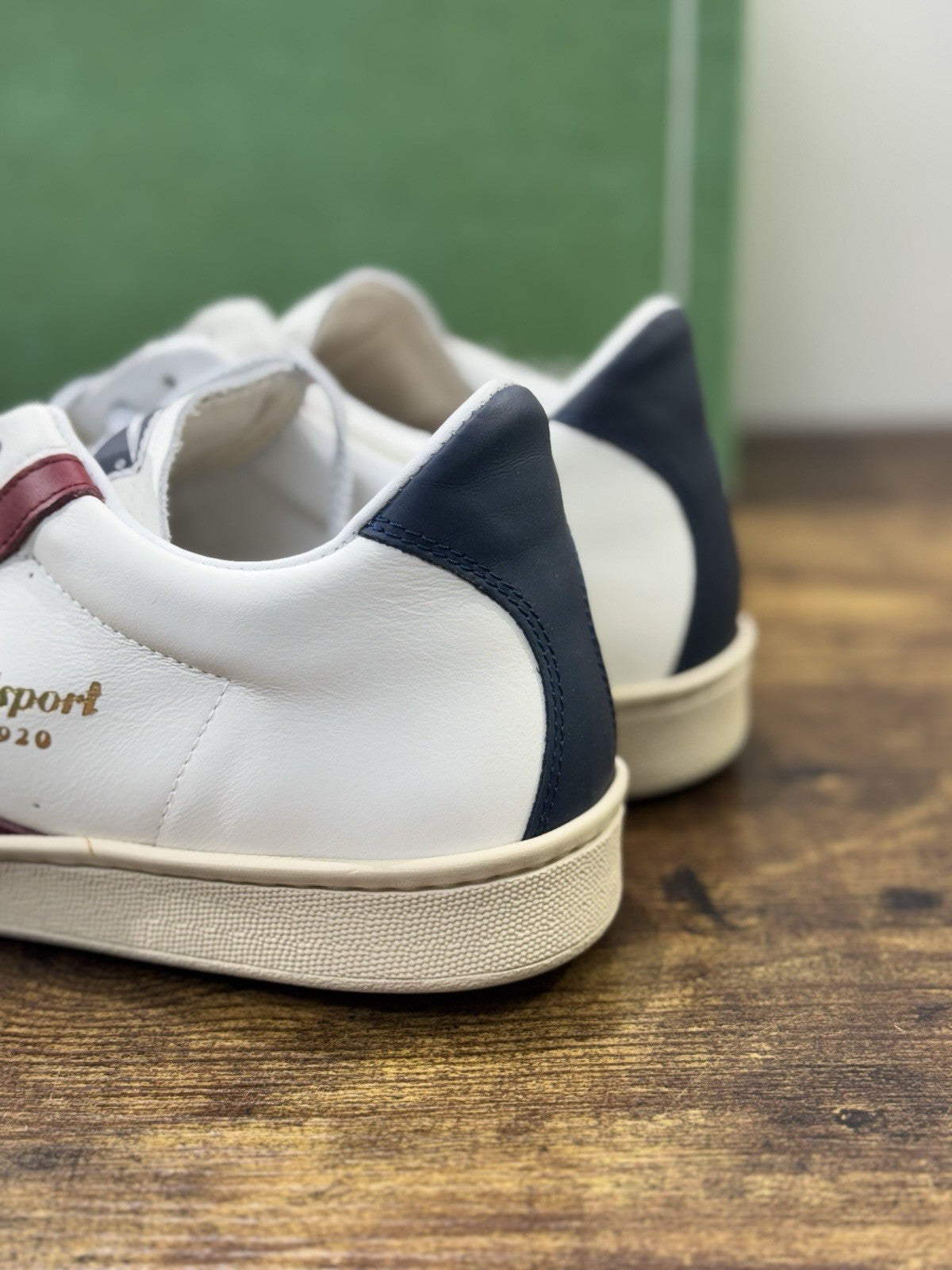 Valsport Tournament    Sneaker Pelle Bianca Blu   Casual  Uomo 41