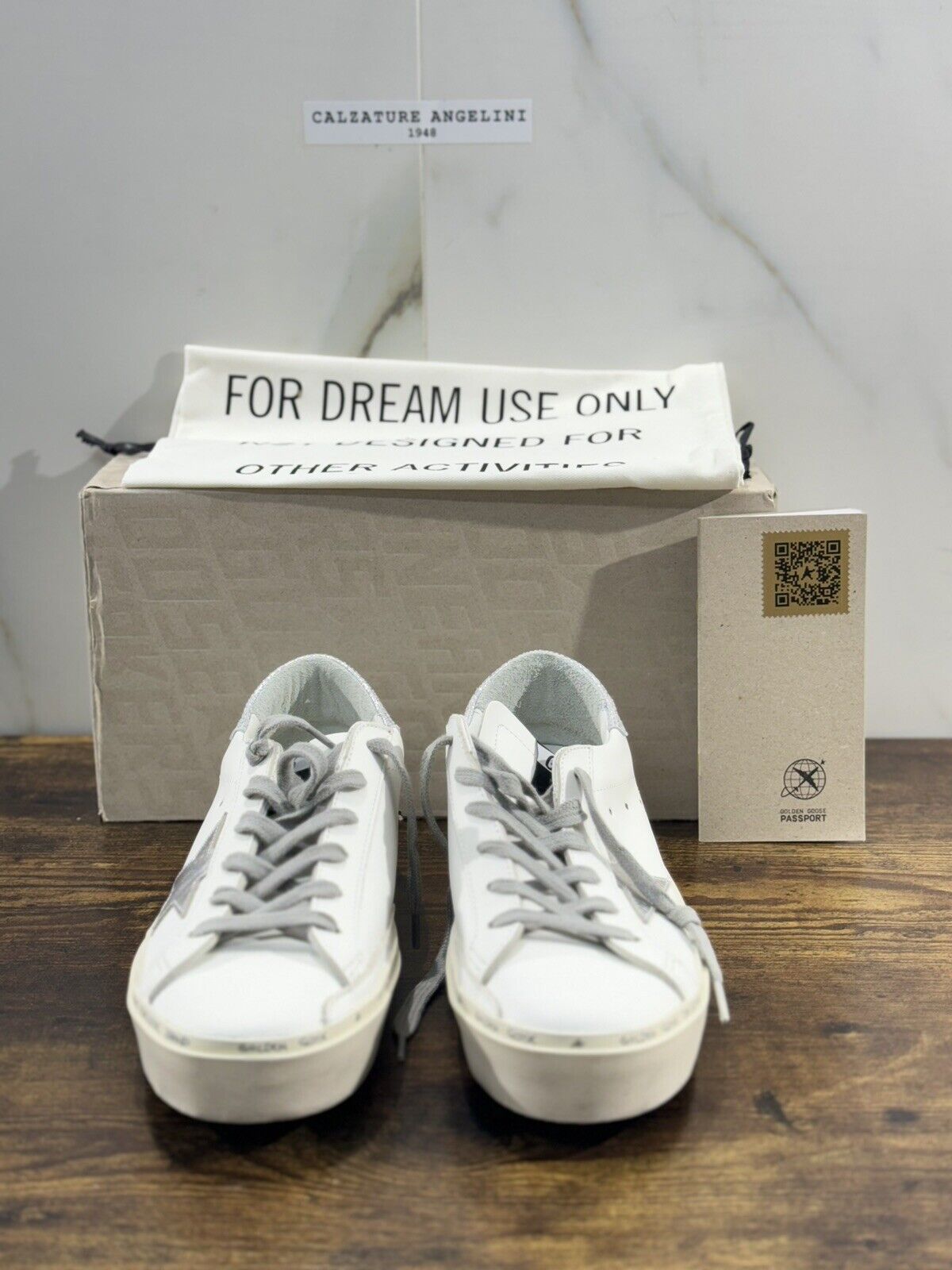 Golden Goose Sneaker Donna Hi Star  White    Pelle Luxury Woman Golden Goose 39