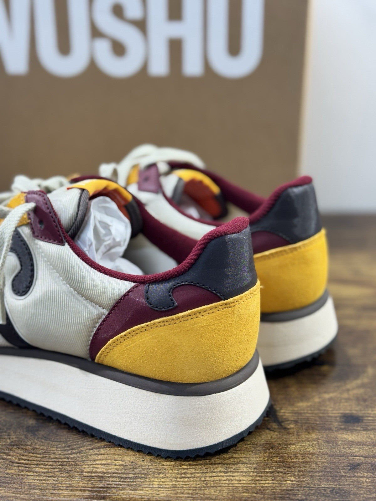 Wushu Ruyi Sneaker Uomo Casual Giallo Bordo’  45