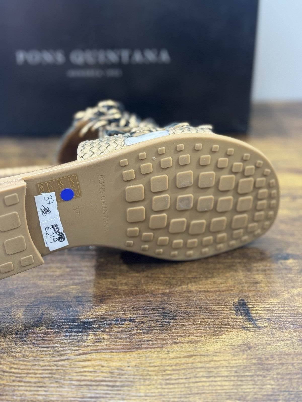 Pons Quintana Sandalo Tina  Donna   Pelle Bronzo     Handmade  37