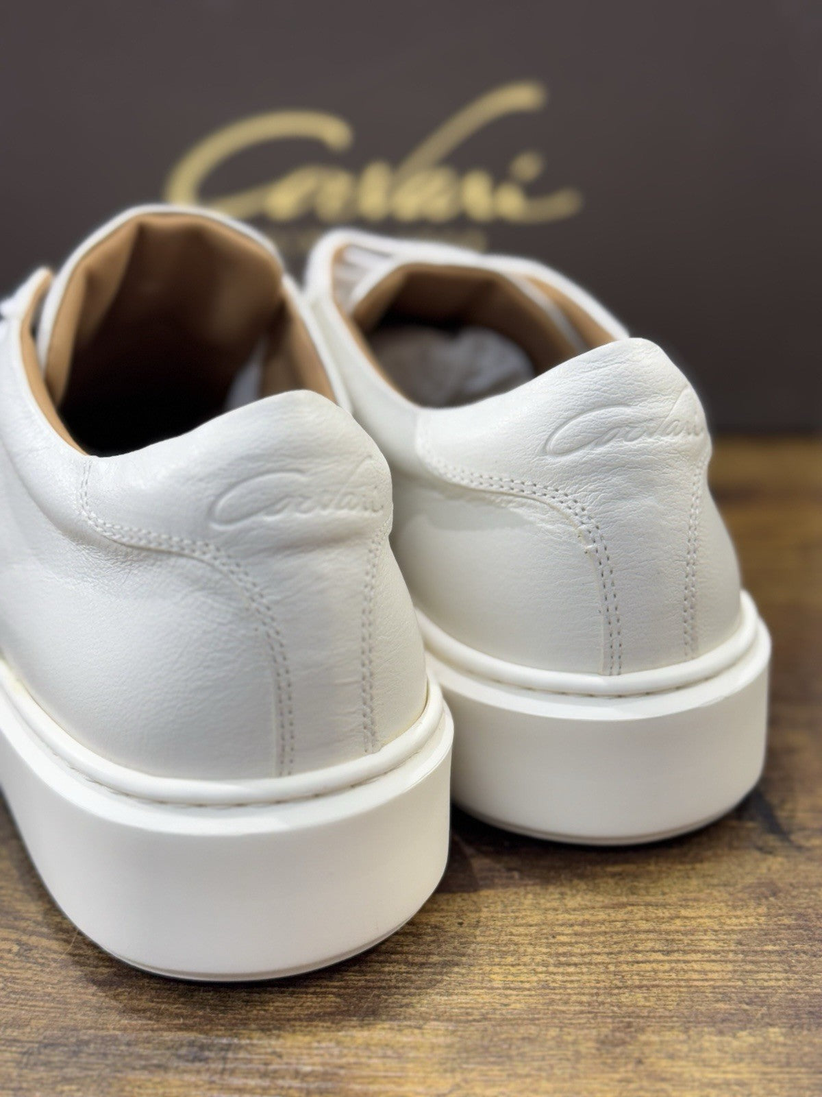 Corvari Scarpa Uomo Sneaker Extra Light Pelle Bianca Casual Uomo Corvari 44