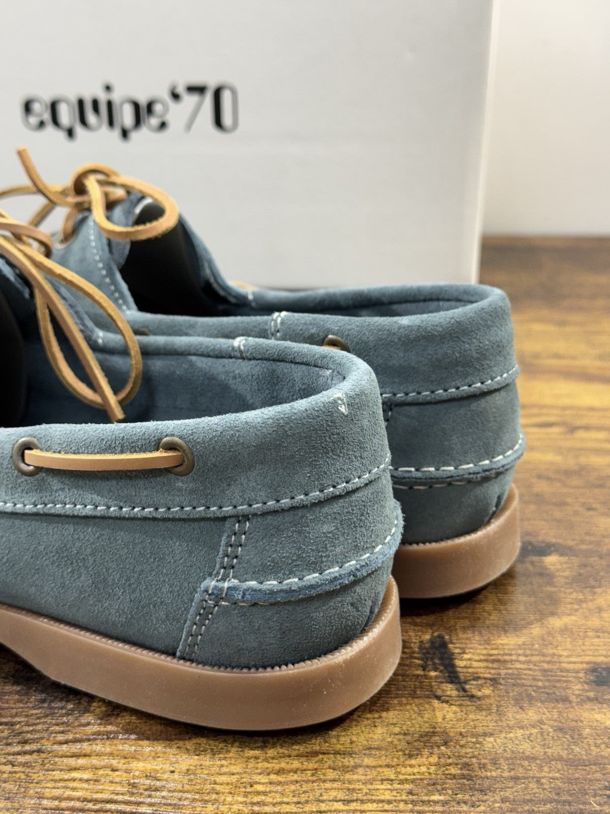 Equipe 70 Scarpa Da Barca Suede Sky Uomo 43