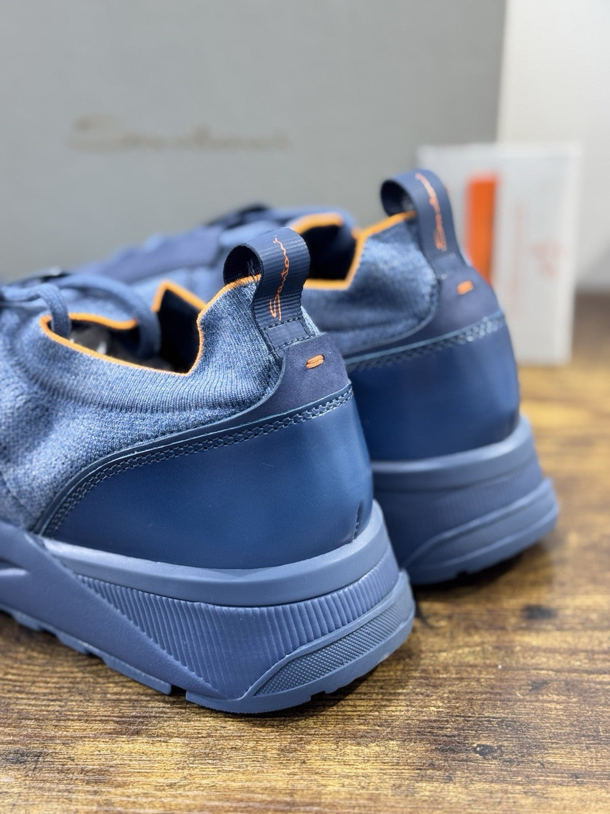 Santoni Sneaker Innova Pelle E Tessuto  Casual Luxury Santoni Scarpe Uomo 45