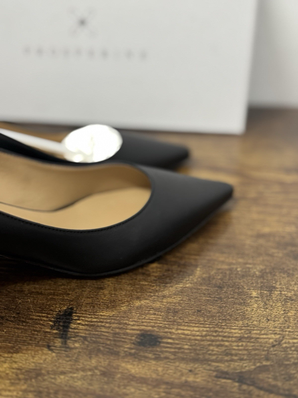 Prosperine Décolleté Pelle  Nero Con Tacco  Scarpa Donna 38.5