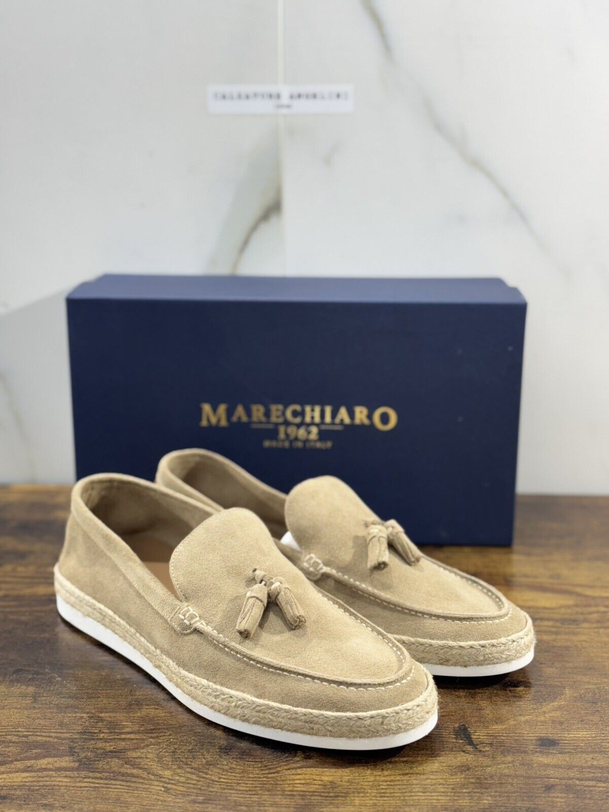 Marechiaro 1962 Mocassino Uomo Summer Icon Suede Safari 45