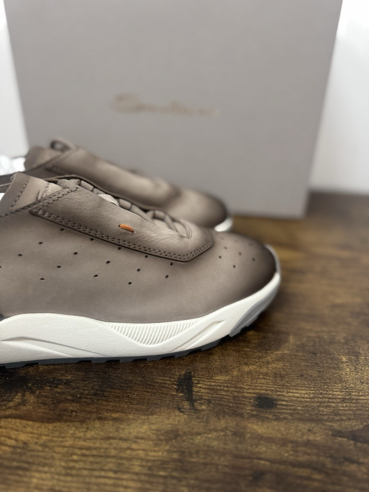 Santoni Innova Sneaker Pelle Nabuk    Casual Luxury Santoni Scarpa Uomo 44
