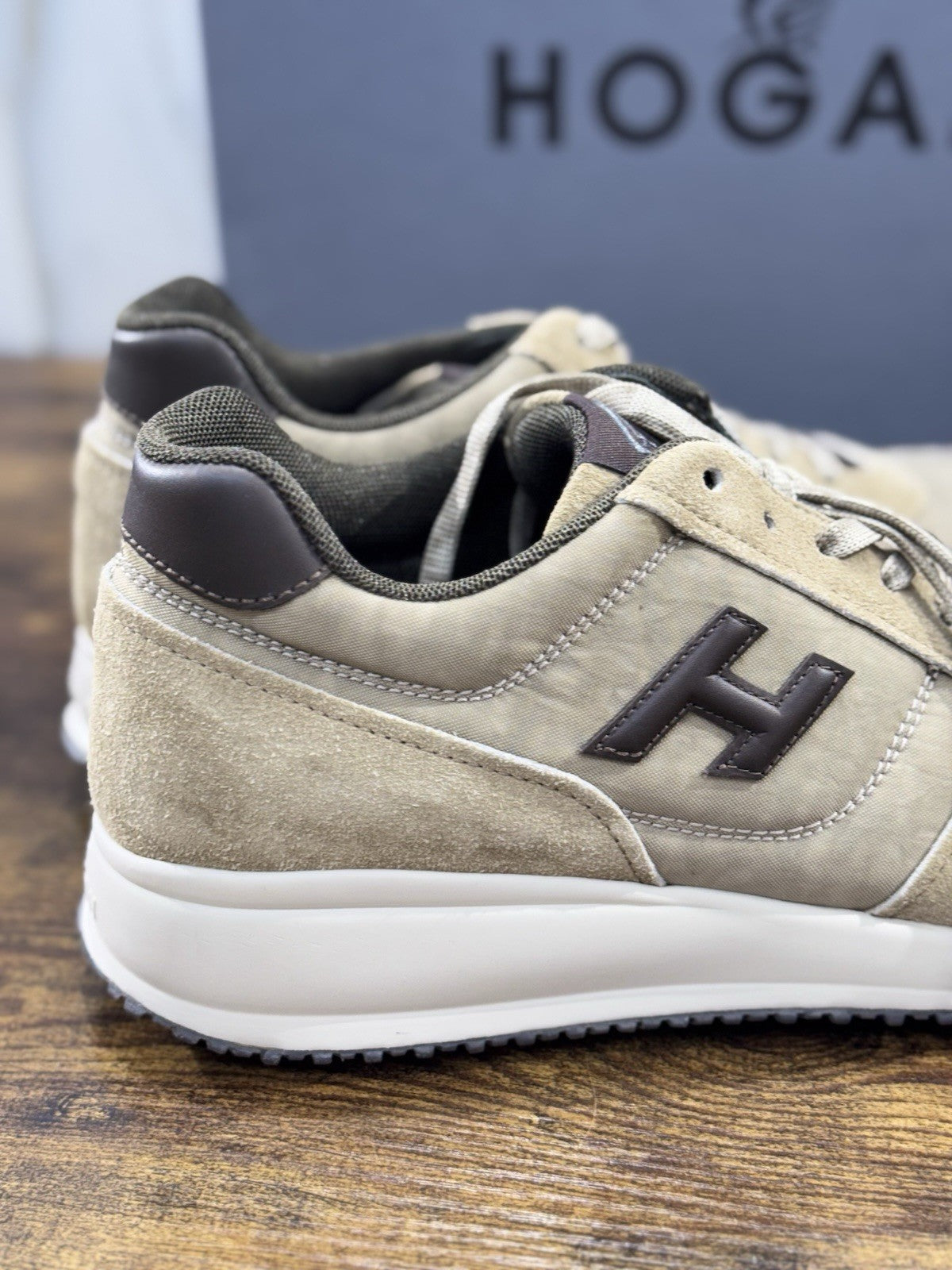 Hogan Interactive 3 D  Pelle  Suede Beige   Uomo 42