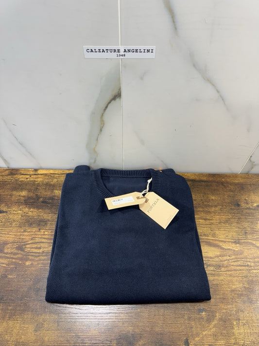 Fortela Round Neck Maglione  Icon Fortela Men Sweatshirt Blu Uomo s