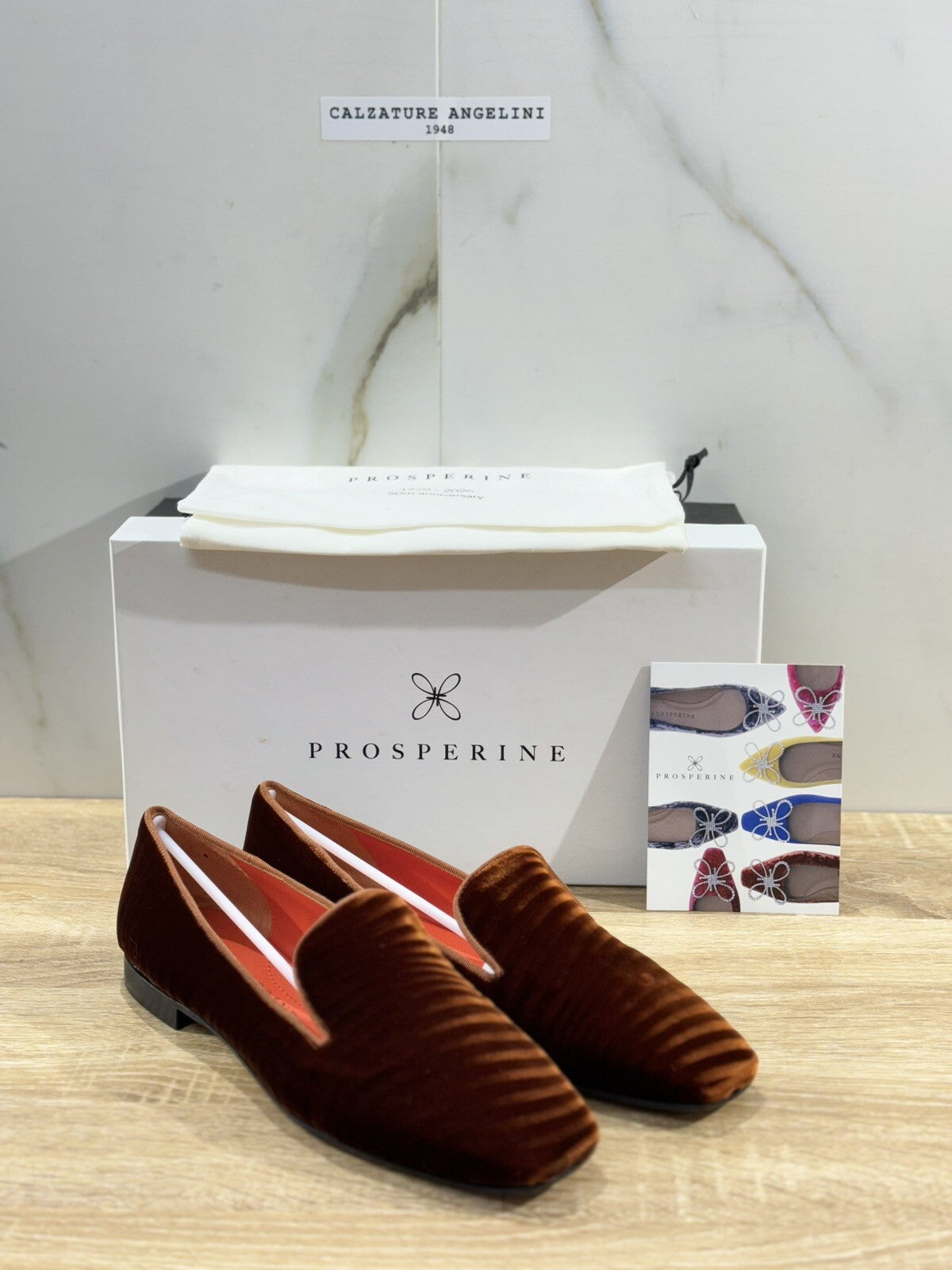 Prosperine mocassino donna in Velvet Cuoio   luxury made in italy 39