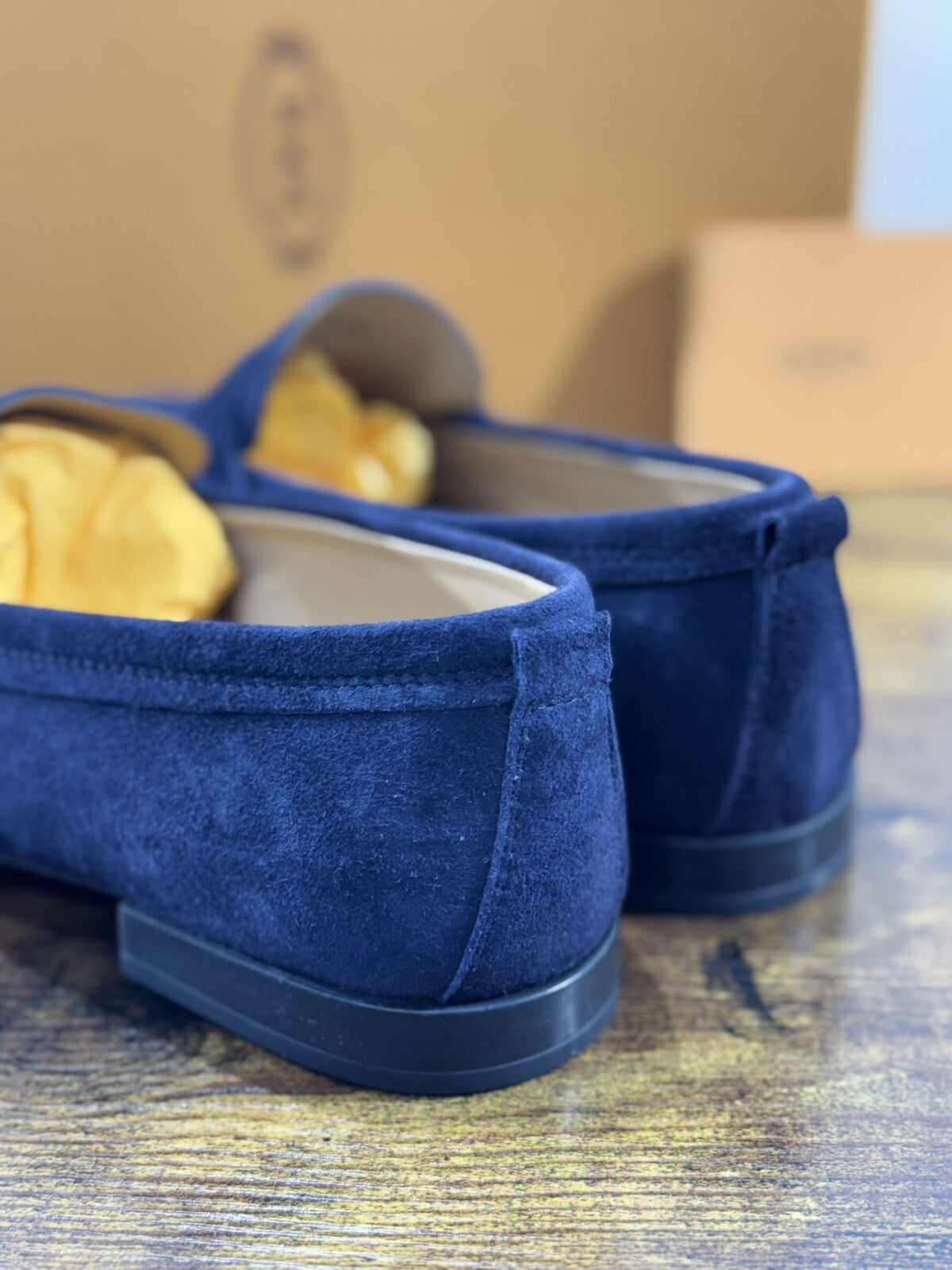 Tod’s Mocassino Uomo Icon Gomma  Suede Blu   Luxury Tod’s 41