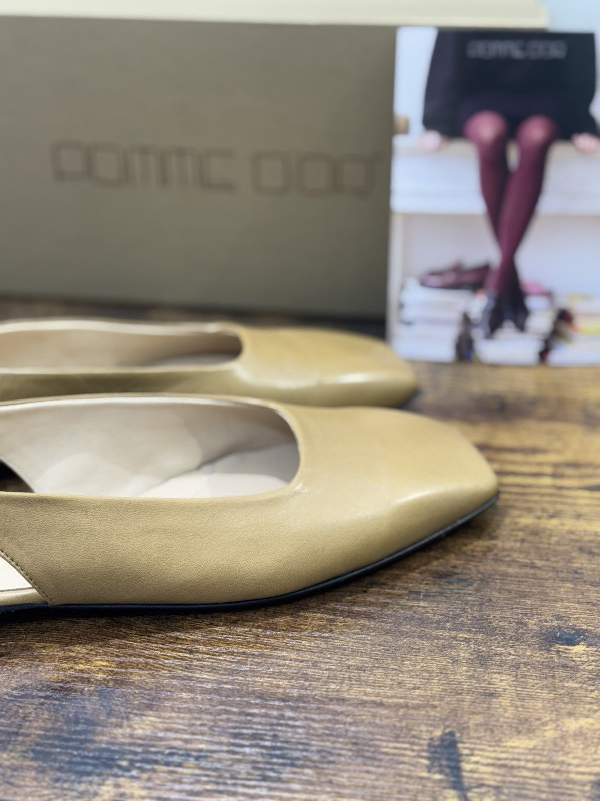 Pomme D’or Sling Back Pelle Camel Scarpa Donna 37