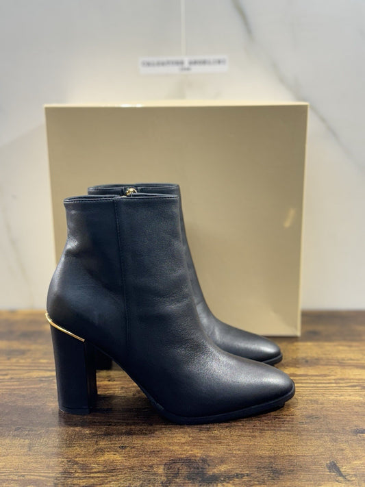 Ninalilou Stivaletto Donna Pelle Nero Con Tacco Luxury Boot 38