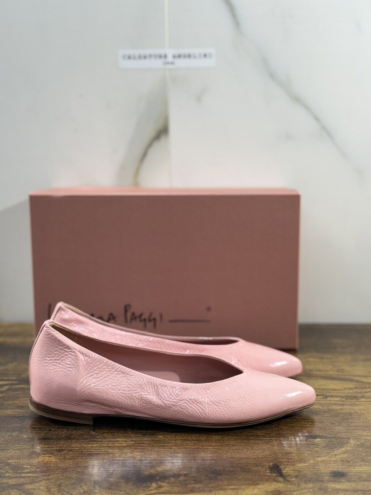 Lorena Paggi Ballerina Donna   Rosa Flexible        Super Soft Made In Italy 40