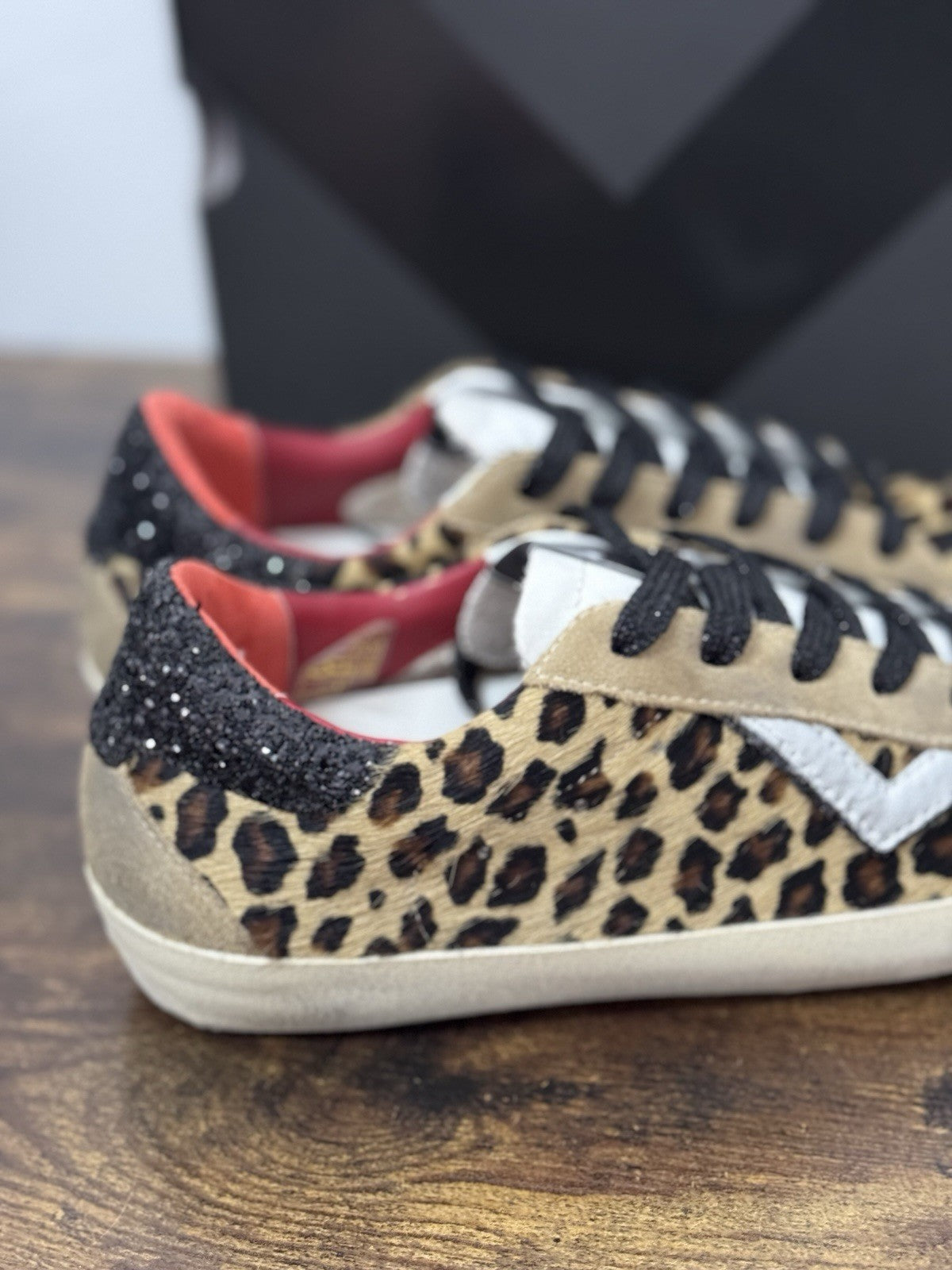 4B12 Sneaker Suprime Leopard Casual Scarpa Donna 38