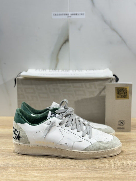 Golden Goose Ball Star Sneaker Uomo Bianca Verde Luxury Casual Golden Goose 41