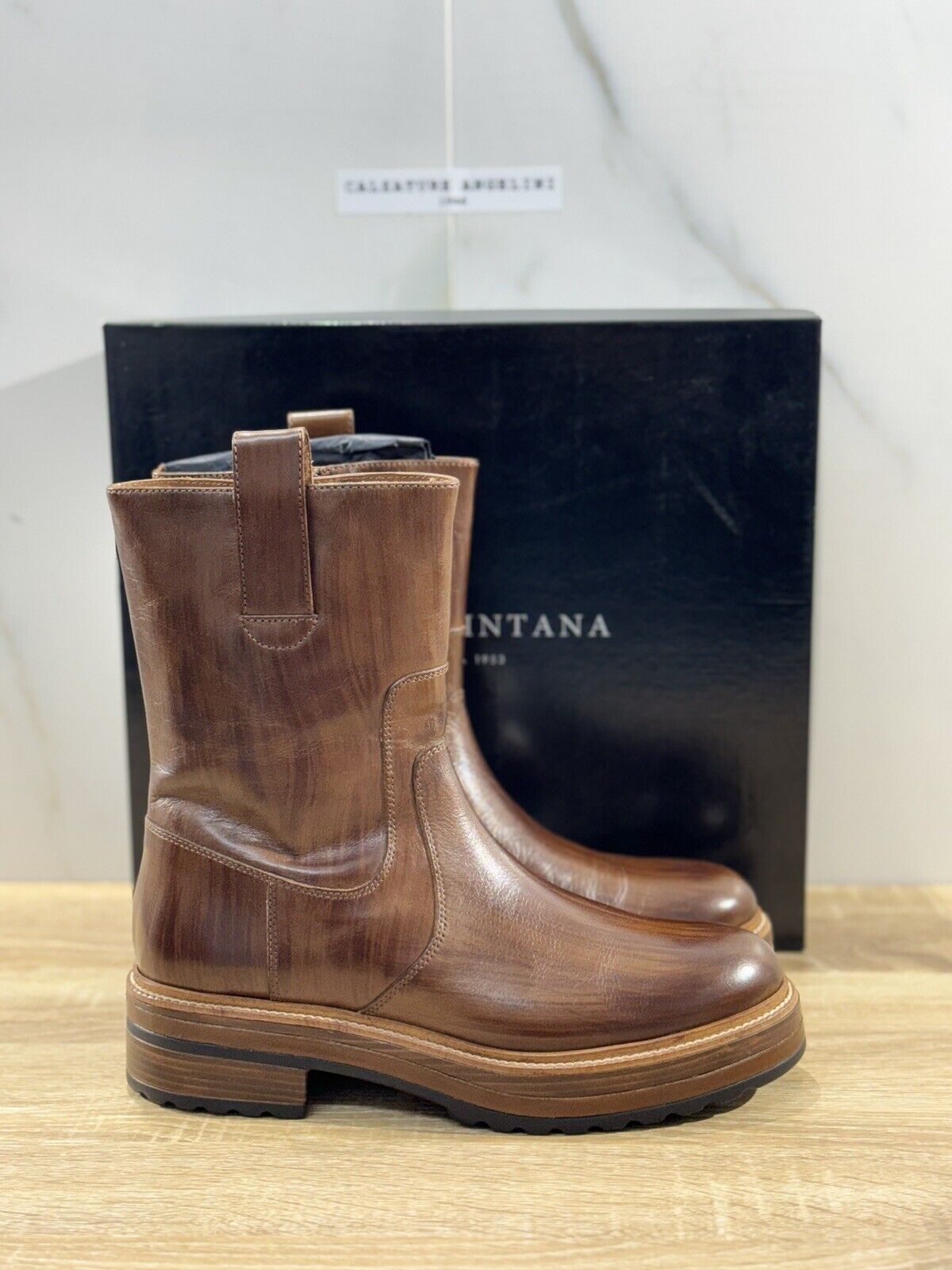 Pons Quintana Chelsea Boot Donna pelle Cuoio  zeppa luxury boot pons quintana 39