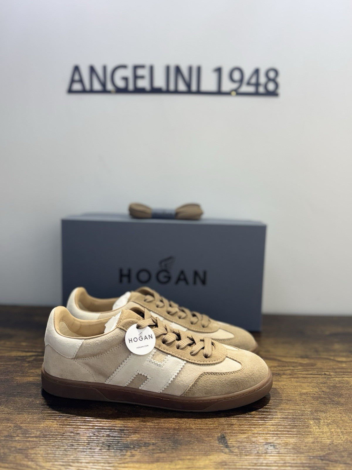 Hogan Cool Sneaker Suede Beige Casual Hogan Donna 37