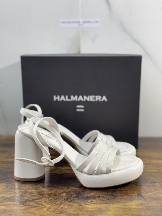 Halmanera Sandalo Donna Erika      In Pelle Tofu    Luxury Shoes 40